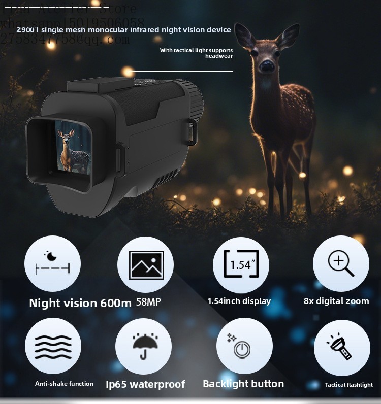 Z9001  Thermal Scope Thermal M - Thermal Scope Night Vision Monocular 评论和价格