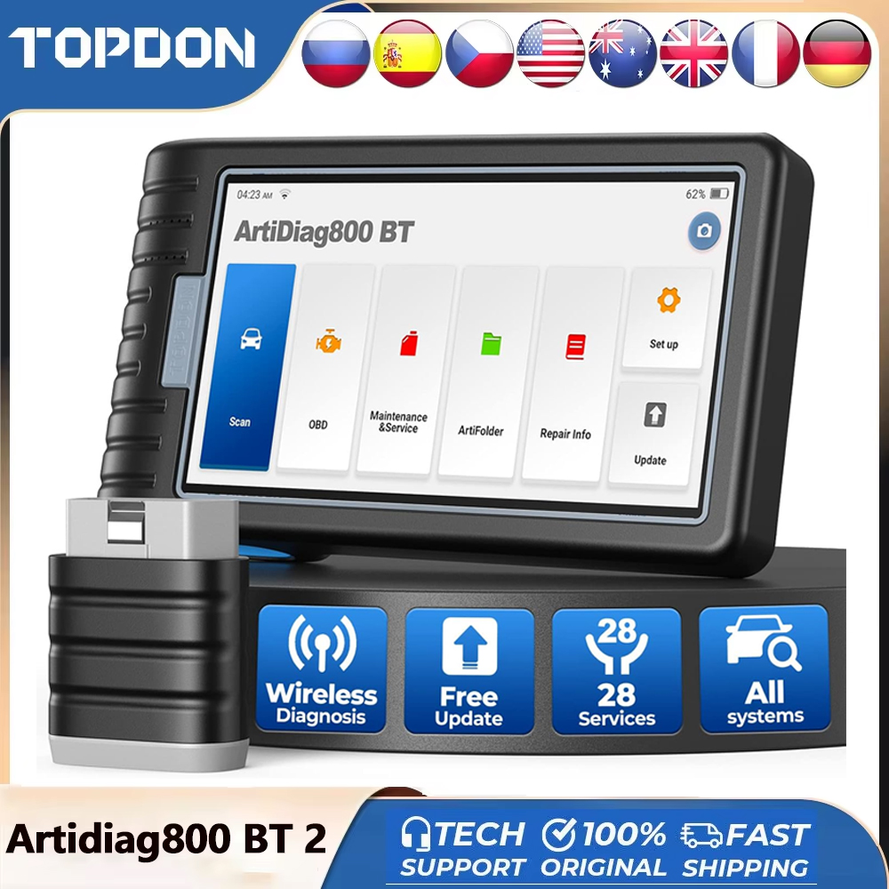 TOPDON ArtiDiag800 BT Car Diag - Topdon Tc001 Thermal Camera 评论和价格